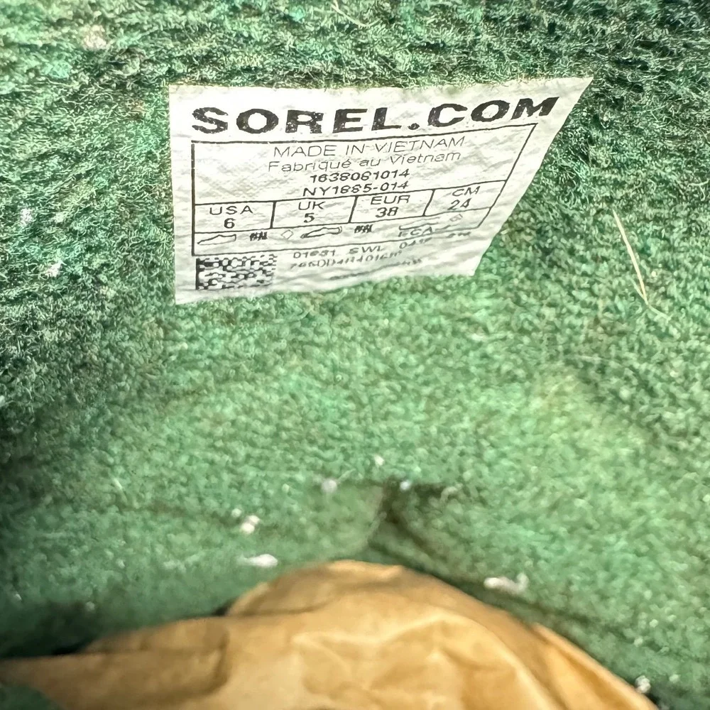 Sorel women size